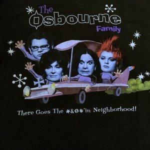 The Osbourne Family  TV Show Tee Shirt sz Medium